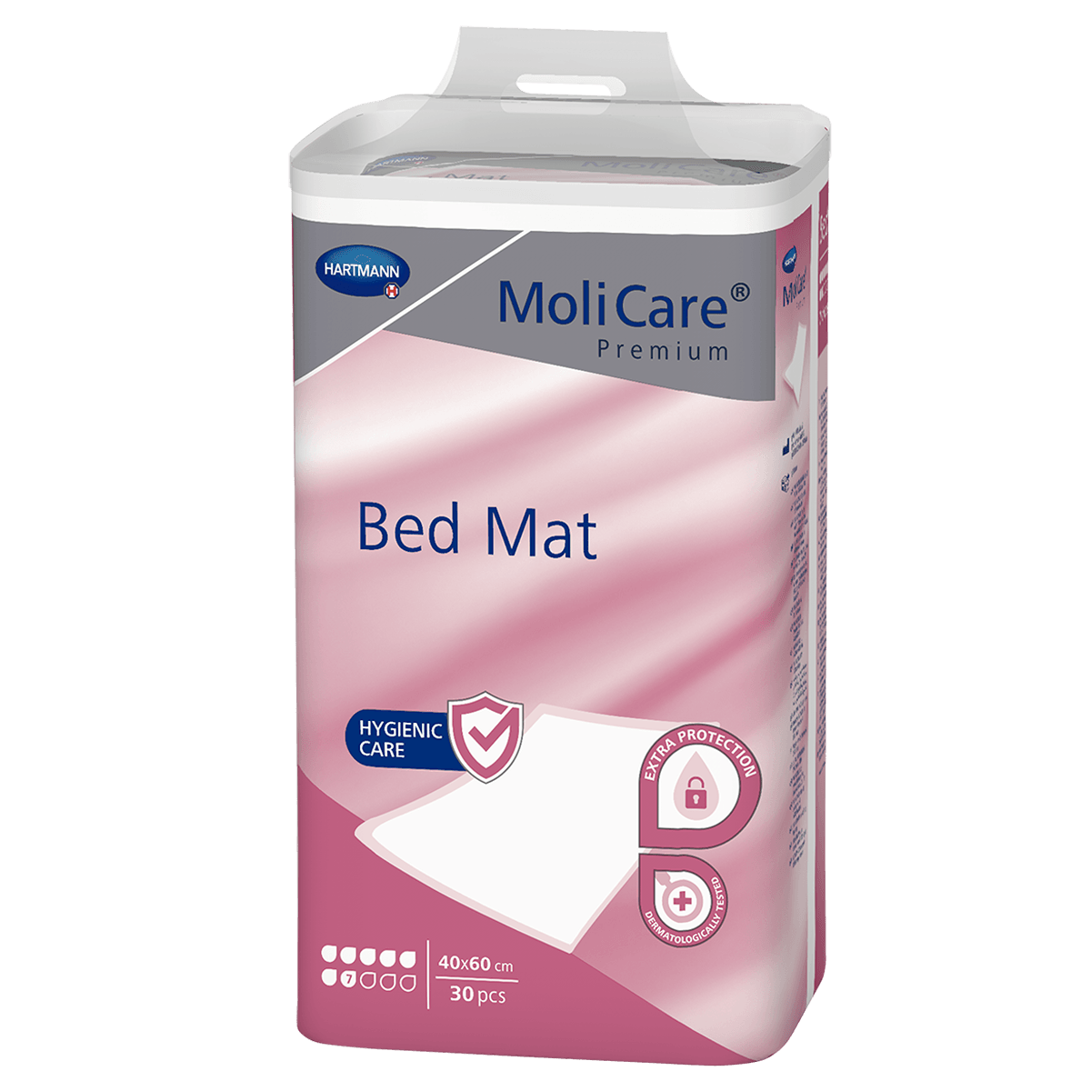 Krankenunterlage Moli Care® Premium Bed Mat 7 Tropfen, 40 x 60 cm, 30 Stück Produktbild Krankenunterlage Moli Care® Premium Bed Mat 7 Tropfen, 40 x 60 cm, 30 Stück