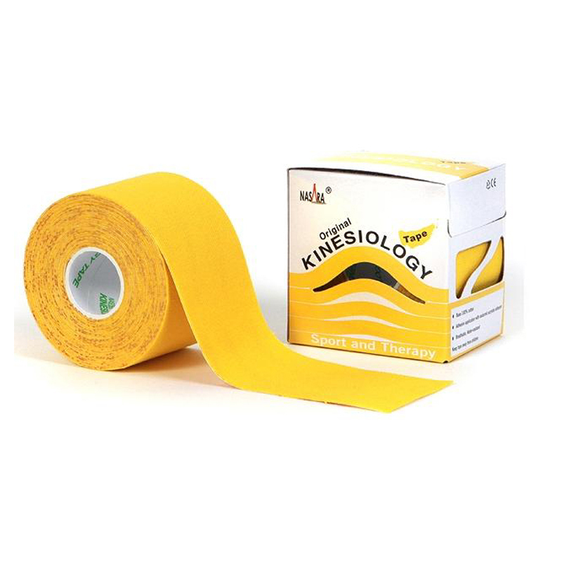 Nasara Kinesiology Tape, 5 cm x 5 m, gelb Produktbild Nasara Kinesiology Tape, 5 cm x 5 m, gelb