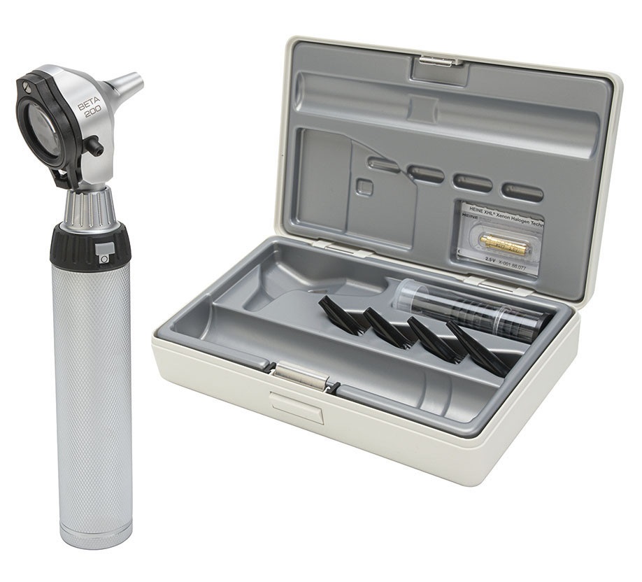Heine Otoskop Beta 200 mit Fiber Optik und Xenon-Beleuchtung, 2.5 V mit Batteriegriff Produktbild Heine Otoskop Beta 200 mit Fiber Optik und Xenon-Beleuchtung, 2.5 V mit Batteriegriff