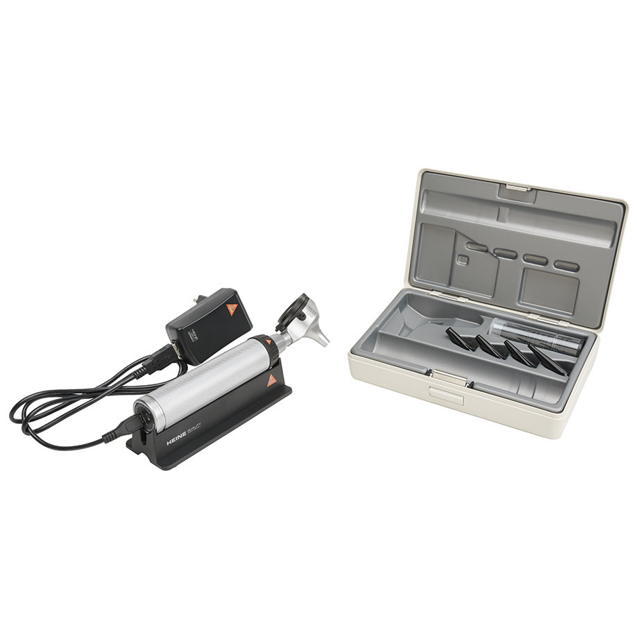 Heine Otoskop Beta 200 mit Fiber Optik und LED-Beleuchtung mit Ladegriff Produktbild Heine Otoskop Beta 200 mit Fiber Optik und LED-Beleuchtung mit Ladegriff