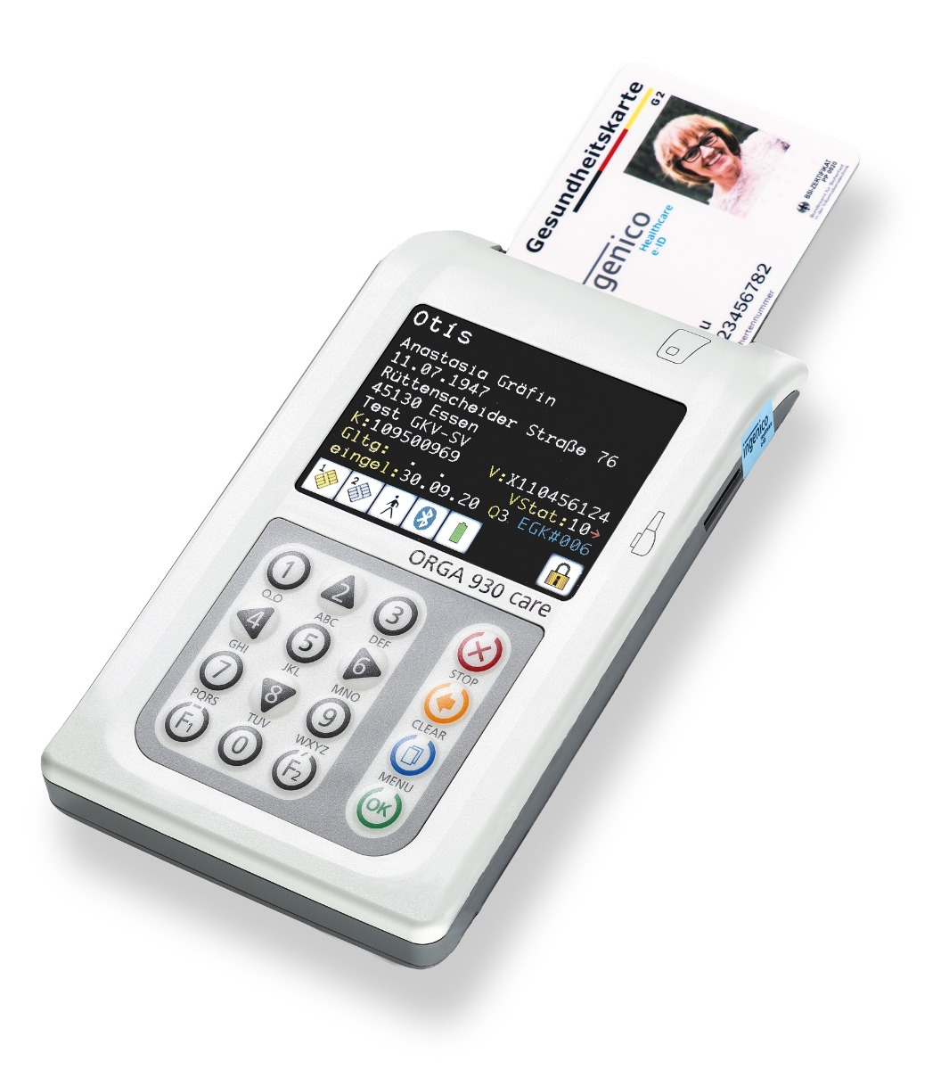 ORGA 930 care mobiles eHealth Kartenlesegerät Produktbild ORGA 930 care mobiles eHealth Kartenlesegerät