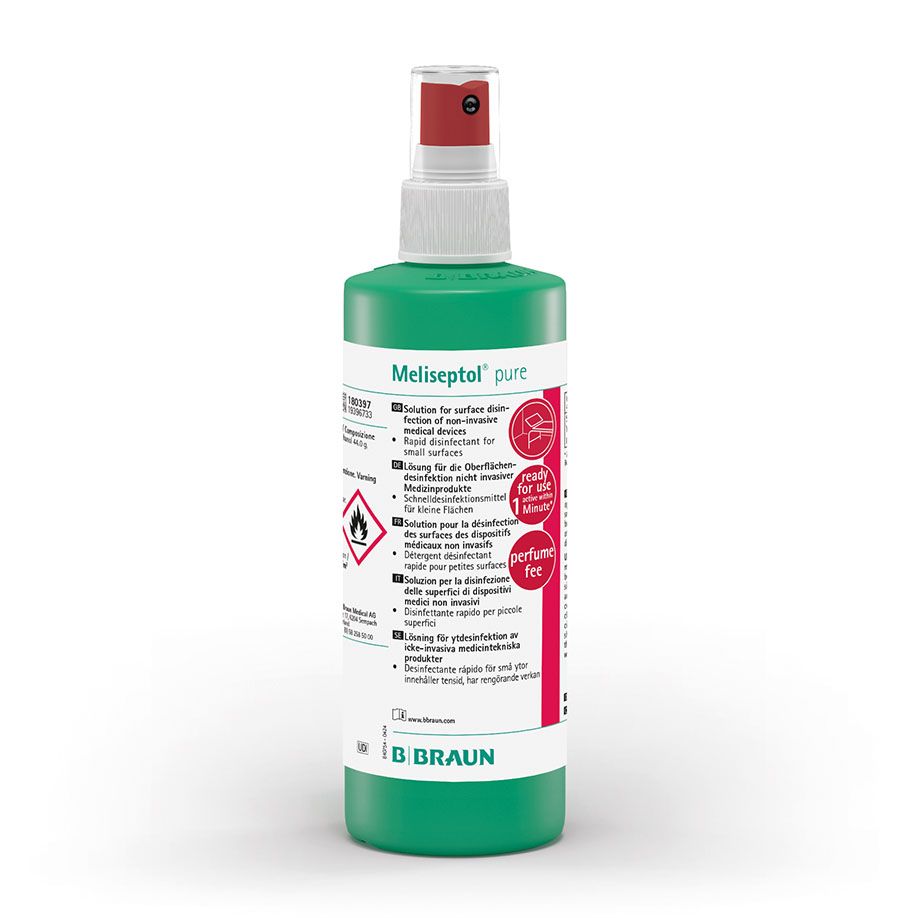 Meliseptol Pure Flächendesinfektionsmittel, Sprühflasche 250 ml Produktbild Meliseptol Pure Flächendesinfektionsmittel, Sprühflasche 250 ml