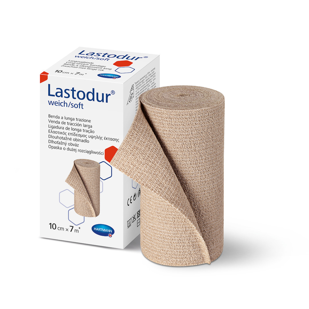 Lastodur® soft dauerelastische Langzugbinde, 12 cm x 7 m, 1 Stück Produktbild Lastodur® soft dauerelastische Langzugbinde, 12 cm x 7 m, 1 Stück