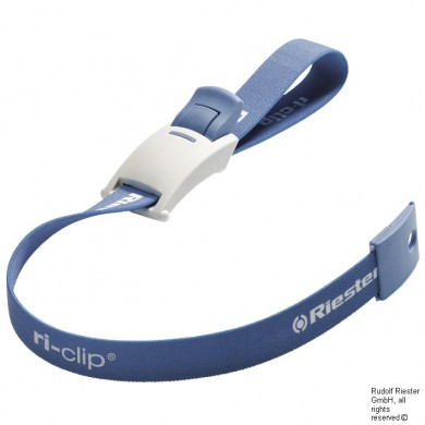 Riester Venenstauer Ri-clip latexfrei, blau Produktbild Riester Venenstauer Ri-clip latexfrei, blau