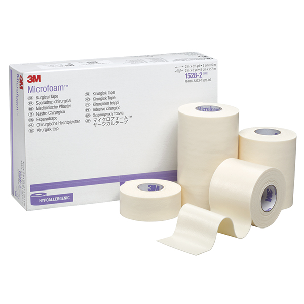 Fixierpflaster 3M Microfoam 5 cm x 2,5 m, 6 Stück Produktbild Fixierpflaster 3M Microfoam 5 cm x 2,5 m, 6 Stück