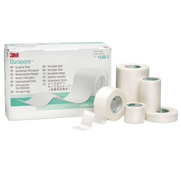 Fixierpflaster 3M Durapore 2,5 cm x 9,1 m, 12 Stück Produktbild Fixierpflaster 3M Durapore 2,5 cm x 9,1 m, 12 Stück