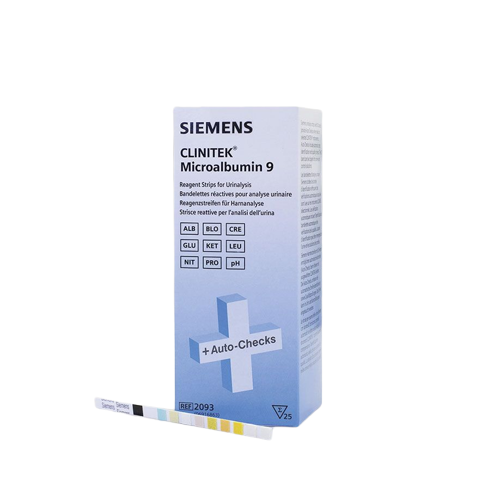 Urinteststreifen Clinitek Microalbumin 9, 25 Stück Produktbild Urinteststreifen Clinitek Microalbumin 9, 25 Stück