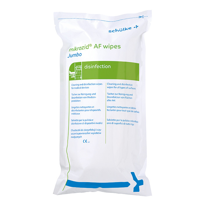 Mikrozid® AF Wipes Jumbo Desinfektionstücher, im Nachfüllbeutel, 220 Stück Produktbild Mikrozid® AF Wipes Jumbo Desinfektionstücher, im Nachfüllbeutel, 220 Stück
