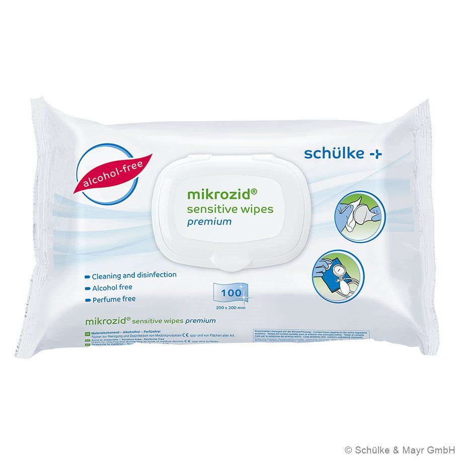 Mikrozid® Sensitive Wipes Premium Desinfektionstücher, 100 Tücher Produktbild Mikrozid® Sensitive Wipes Premium Desinfektionstücher, 100 Tücher