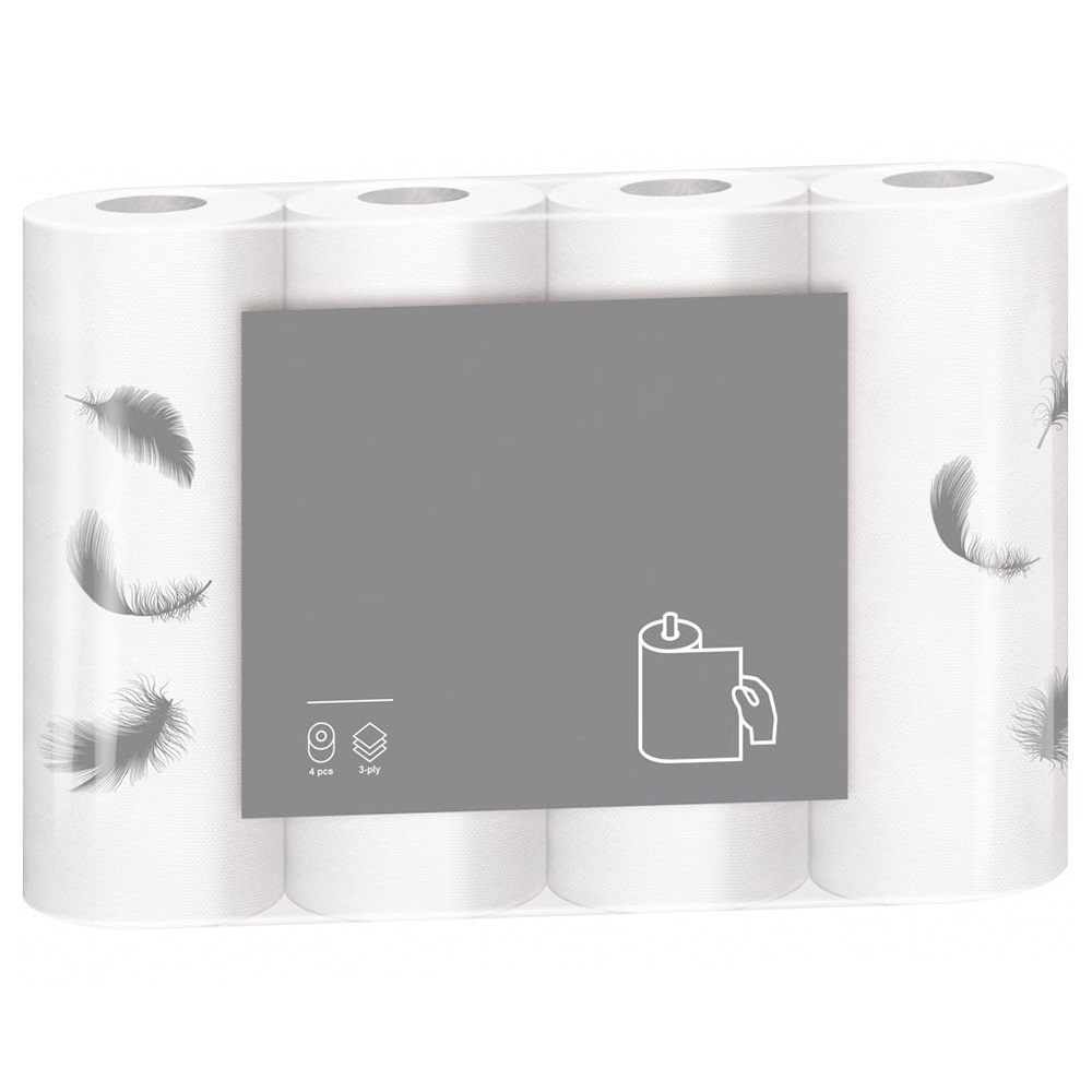 Tapira Küchenrolle Plus, 3-lagig, weiß, 4 Rollen Produktbild Tapira Küchenrolle Plus, 3-lagig, weiß, 4 Rollen