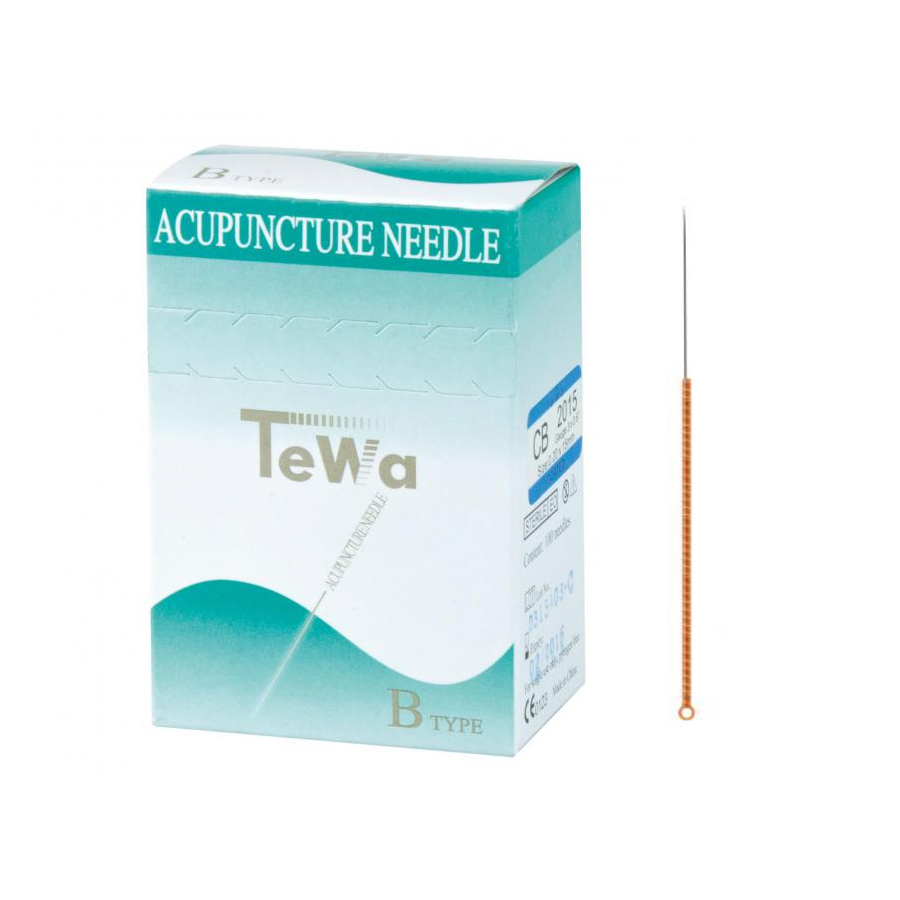 Akupunkturnadeln TeWa Kupfergriff Typ CB 0,20 x 15 mm, 100 Stück Produktbild Akupunkturnadeln TeWa Kupfergriff Typ CB 0,20 x 15 mm, 100 Stück