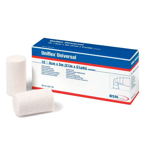 Uniflex® Universalbinde 6 cm x 5 m, 10 Stück Produktbild Uniflex® Universalbinde 6 cm x 5 m, 10 Stück