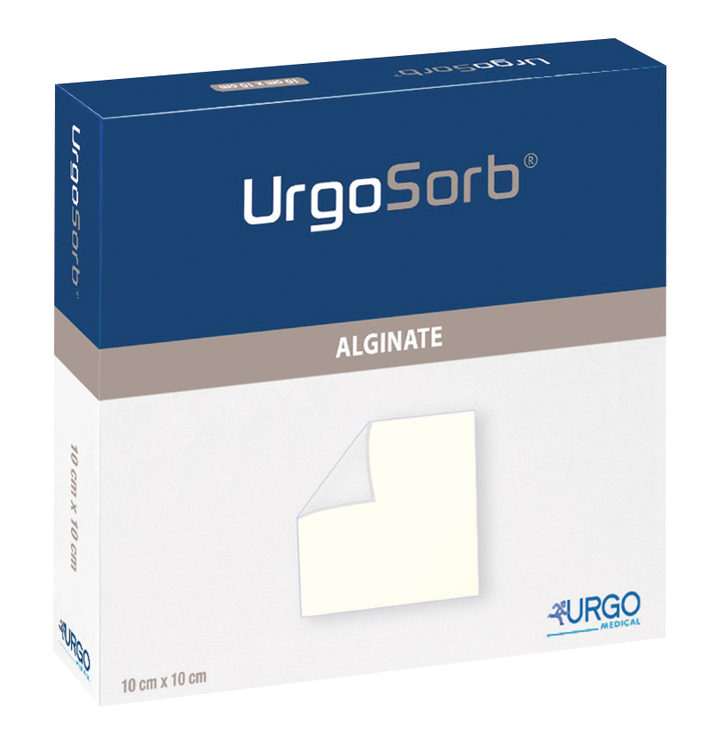 UrgoSorb Wundauflage 10 cm x 10 cm, 10 Stück Produktbild UrgoSorb Wundauflage 10 cm x 10 cm, 10 Stück