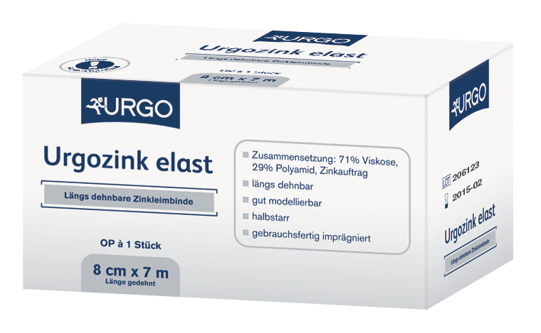Urgozink elast Zinkleimbinde 10 Stück Produktbild Urgozink elast Zinkleimbinde 10 Stück