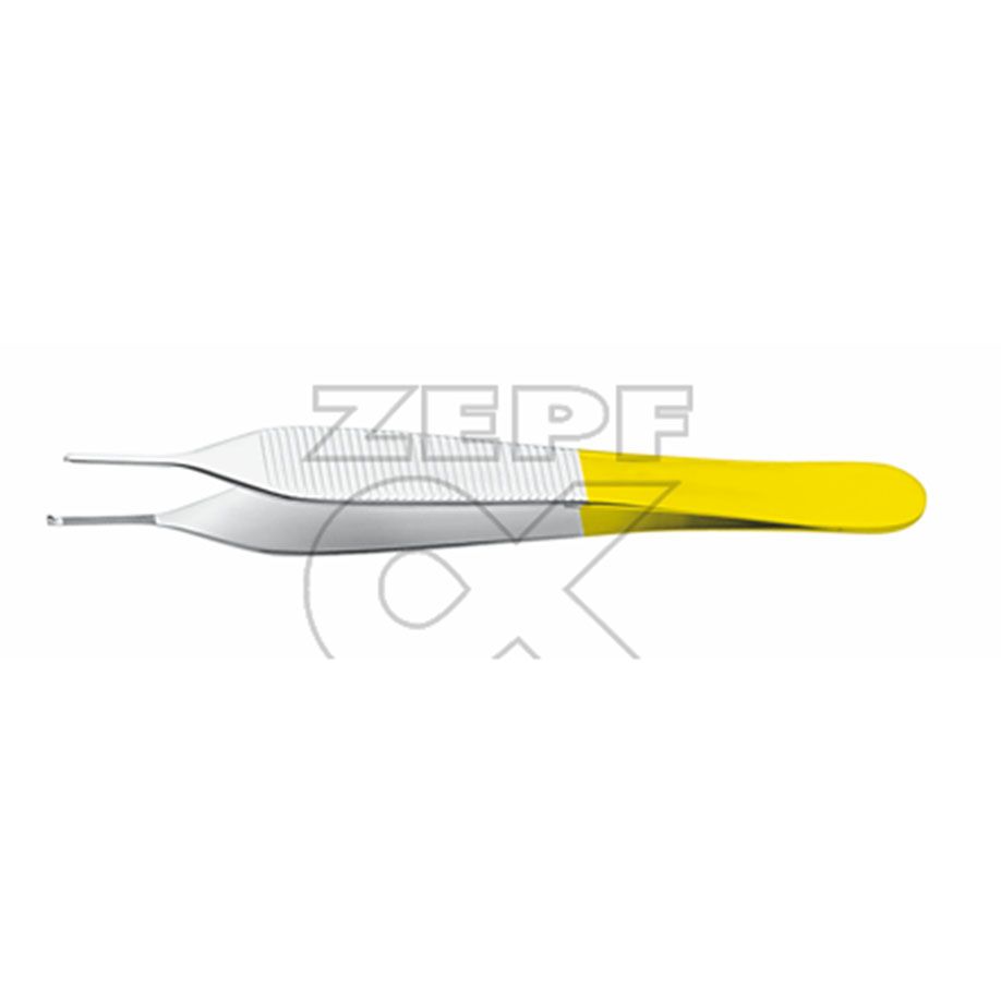 Zepf Chirurgische Pinzette nach Adson Mikro, gerade, 1 x 2 Zähne, 12 cm, 1 Stück Produktbild Zepf Chirurgische Pinzette nach Adson Mikro, gerade, 1 x 2 Zähne, 12 cm, 1 Stück