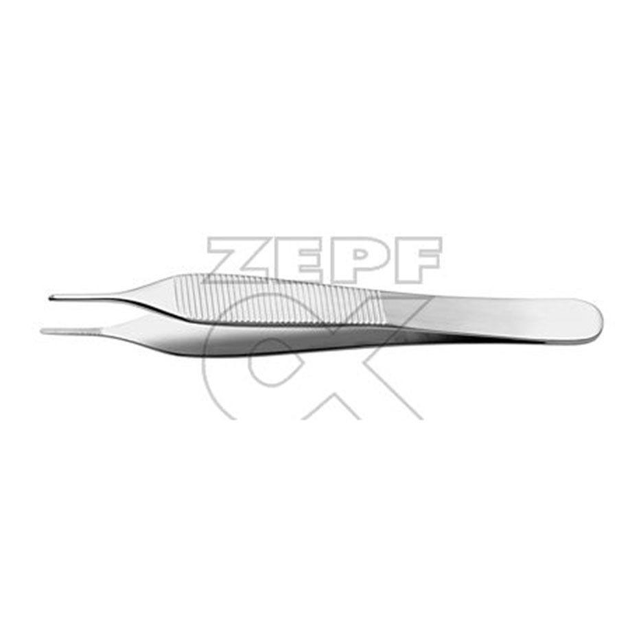 Zepf Anatomische Pinzette nach Adson mini, gerade, kreuzgerieft 12 cm, 1 Stück Produktbild Zepf Anatomische Pinzette nach Adson mini, gerade, kreuzgerieft 12 cm, 1 Stück